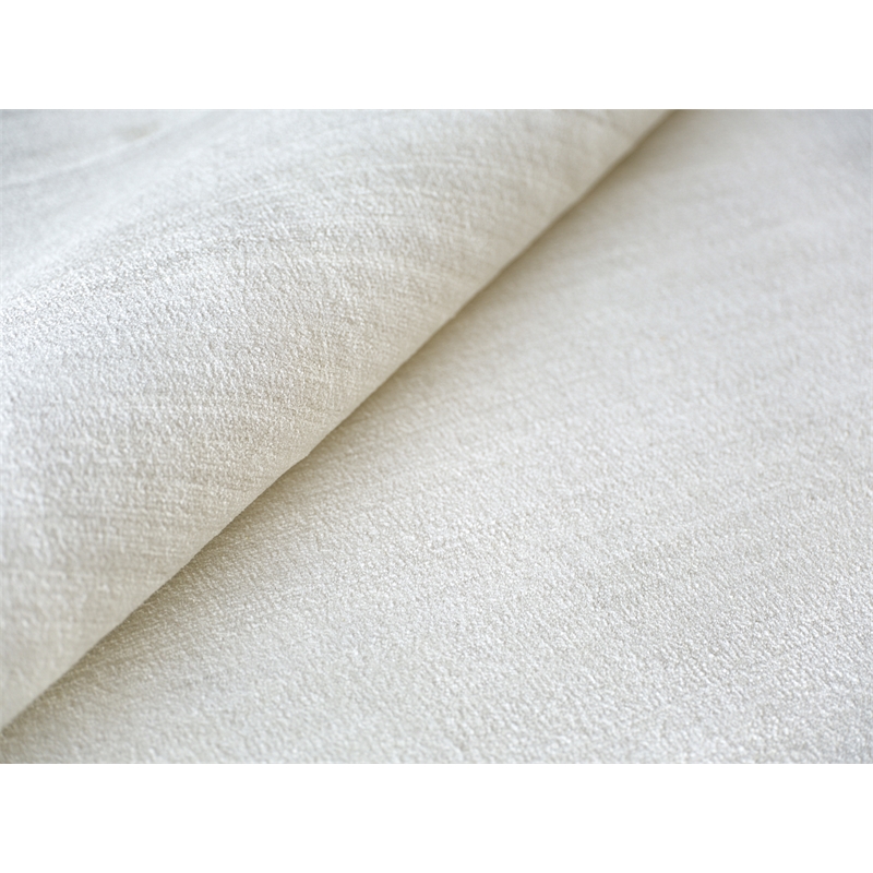 Martelli Modern Handloomed Silky Nylon White 2'x3' Area Rug