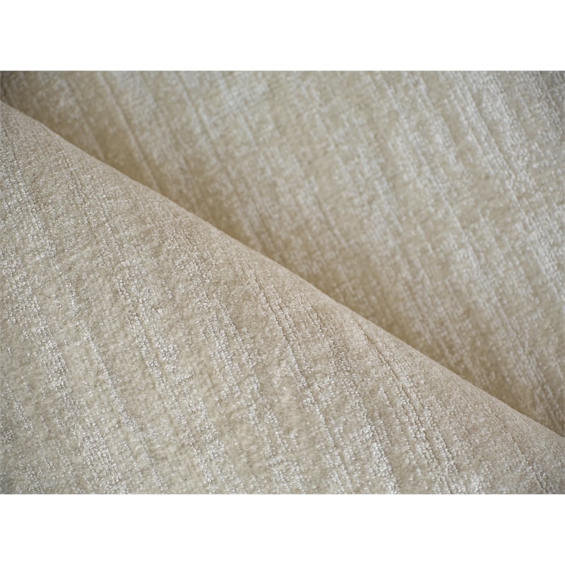 Martelli Modern Handloomed Silky Nylon Light Beige 10'x14' Area Rug