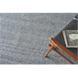 Merino Wool Hand-Knotted Merino Wool Dark Gray 2'x3' Area Rug