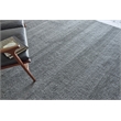 Merino Wool Hand-Knotted Merino Wool Dark Gray 2'x3' Area Rug
