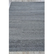Merino Wool Hand-Knotted Merino Wool Dark Gray 8'x10' Area Rug