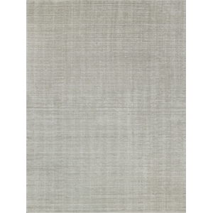 Martelli Modern Handloomed Silky Nylon Light Silver 12'x15' Area Rug