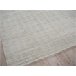 Martelli Modern Handloomed Silky Nylon Light Silver 4'x6' Area Rug
