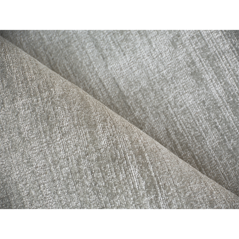 Martelli Modern Handloomed Silky Nylon Light Silver 4'x6' Area Rug