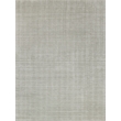 Martelli Modern Handloomed Silky Nylon Light Silver 4'x6' Area Rug