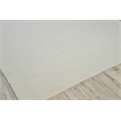 Merino Hand-Knotted Merino Wool Ivory 2'x3' Area Rug