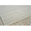 Merino Hand-Knotted Merino Wool Silver 8'x10' Area Rug