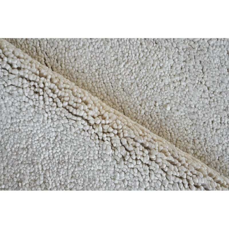 Merino Hand-Knotted Merino Wool Beige 12'x15' Area Rug