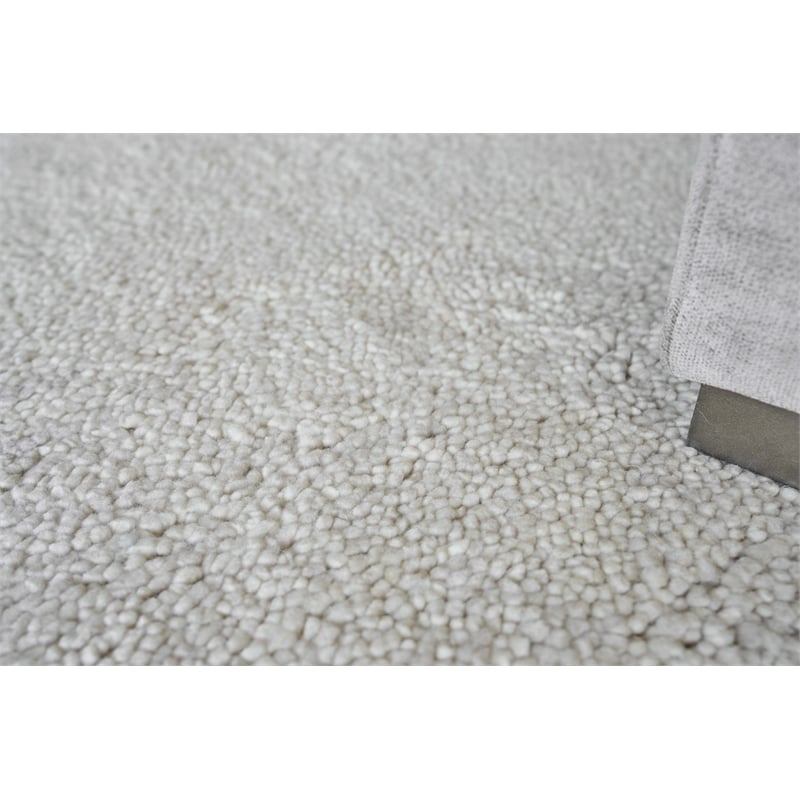 Merino Hand-Knotted Merino Wool Beige 12'x15' Area Rug
