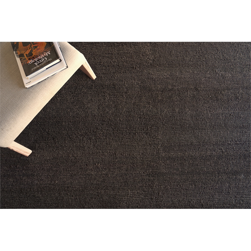 Merino Wool Hand-Knotted Merino Wool Brown 14'x18' Area Rug