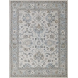 Marietta Oushak Hand-Tufted New Zealand Wool Ivory/Light Blue 8'x10' Area Rug
