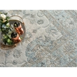 Marietta Oushak Hand-Tufted New Zealand Wool Ivory/Light Blue 9'x12' Area Rug