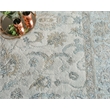 Marietta Oushak Hand-Tufted New Zealand Wool Ivory/Light Blue 9'x12' Area Rug