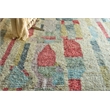 Marrakesh Hand-Knotted Wool Red/Yellow/Multi 8'x10' Area Rug