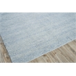 Merino Hand-Knotted Merino Wool Blue 14'x18' Area Rug