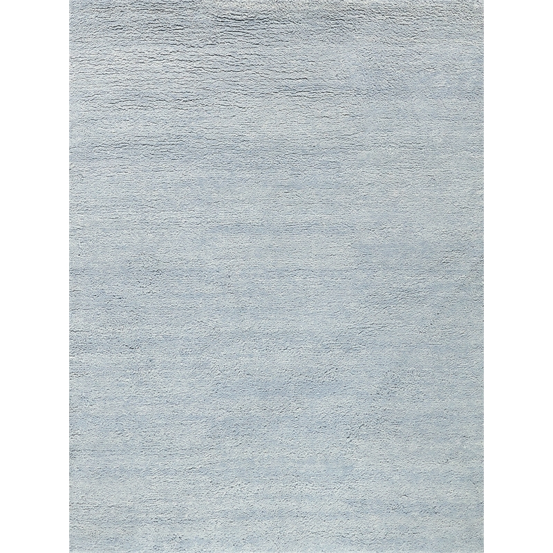 Merino Hand-Knotted Merino Wool Blue 14'x18' Area Rug