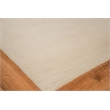 Merino Wool Hand-Knotted Merino Wool Ivory 10'x14' Area Rug