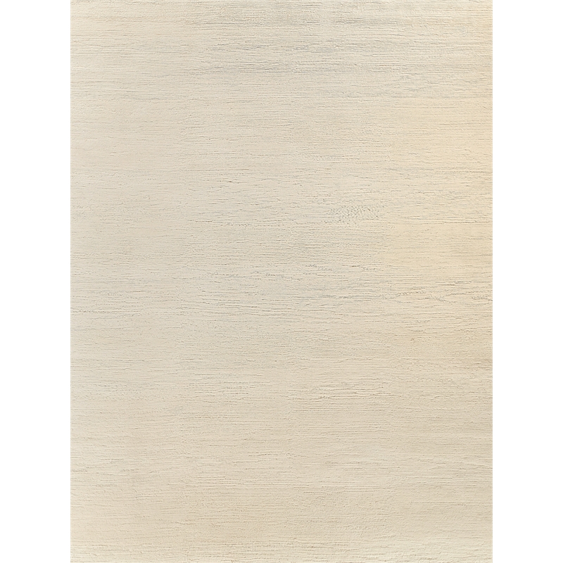 Merino Wool Hand-Knotted Merino Wool Ivory 12'4