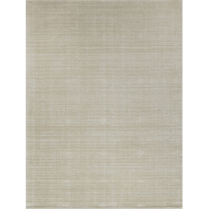 Martelli Modern Handloomed Silky Nylon Light Beige 4'x6' Area Rug