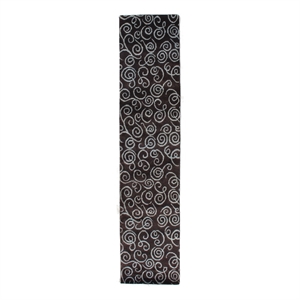 Metro Hand-Knotted New Zealand Wool Brown/Light Blue 2'6&quotx12' Area Rug
