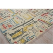 Marrakesh Hand-Knotted Wool Red/Yellow/Multi 8'x10' Area Rug