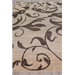 Metro Hand-Knotted Wool/Viscose Beige/Brown 10'x14' Area Rug