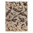 Metro Hand-Knotted Wool/Viscose Beige/Brown 6'x9' Area Rug