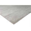 Metro Velvet Hand-Knotted Wool/Viscose Light Gray 8'x10' Area Rug