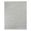 Metro Velvet Hand-Knotted Wool/Viscose Light Gray 8'x10' Area Rug