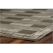 Metro Velvet Hand-Knotted Wool/Viscose Khaki 8'x10' Area Rug