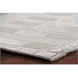 Metro Velvet Hand-Knotted Wool/Viscose Beige 8'x10' Area Rug