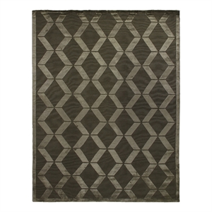 Metro Velvet Hand-Knotted Wool/Viscose Khaki 8'x10' Area Rug
