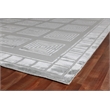 Metro Velvet Hand-Knotted Wool/Viscose Light Blue 10'x14' Area Rug