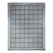 Metro Velvet Hand-Knotted Wool/Viscose Light Blue 10'x14' Area Rug