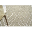 Metro Velvet Hand-Knotted Wool/Viscose Light Beige 12'x15' Area Rug