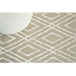 Metro Velvet Hand-Knotted Wool/Viscose Light Beige 12'x15' Area Rug