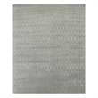Metro Velvet Hand-Knotted Wool/Viscose Blue 8'x10' Area Rug