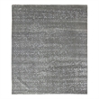 Milano Velvet Hand-Knotted Wool/Bamboo Silk Light Blue 9'x10' Area Rug