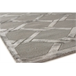 Metro Velvet Hand-Knotted Wool/Viscose Light Blue 10'x14' Area Rug