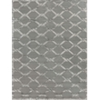 Metro Velvet Hand-Knotted Wool/Viscose Light Blue 9'x12' Area Rug