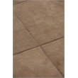 Metro Velvet Hand-Knotted Wool/Viscose Light Beige 6'x9' Area Rug