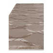 Metro Velvet Hand-Knotted Wool/Viscose Light Beige 6'x9' Area Rug