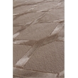 Metro Velvet Hand-Knotted Wool/Viscose Light Beige 6'x9' Area Rug