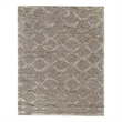 Metro Velvet Hand-Knotted Wool/Viscose Light Beige 6'x9' Area Rug
