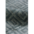 Metro Velvet Hand-Knotted Wool/Viscose Light Blue 12'x15' Area Rug
