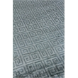 Metro Velvet Hand-Knotted Wool/Viscose Light Blue 12'x15' Area Rug