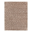 Metro Velvet Hand-Knotted Wool/Viscose Beige 9'x12' Area Rug