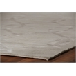 Metro Velvet Hand-Knotted Wool/Viscose Light Blue 9'x12' Area Rug