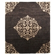 Metro Velvet Hand-Knotted Wool/Viscose Ivory/Light Blue 8'x8' Round Area Rug