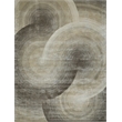 Mitomo Hand-Tufted Wool/Viscose Taupe 4'x6' Area Rug